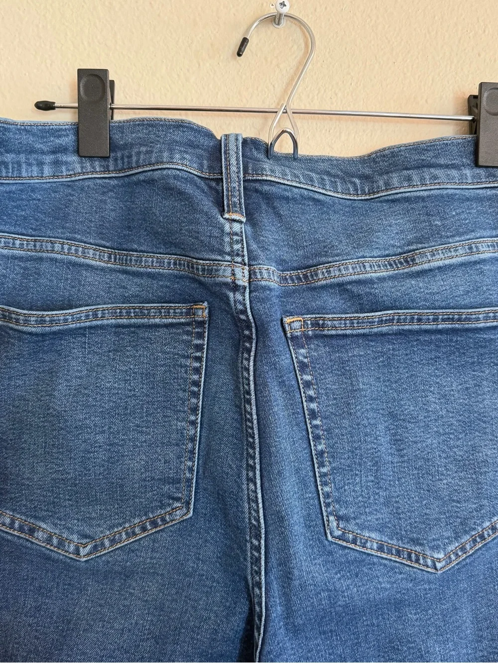 J. Crew Wide-Leg Flare Jeans in Dark Blue Wash